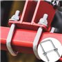 VIVIIHOO Boulons en U-4 pièces M6 vis pinces-80 x 50mm boîte de Toit Fixation 304 boulons en U en Acier Inoxydable pour réparati