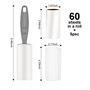 VIVIIHOO Brosse à charpie pour vêtements et meubles - Rouleau anti-peluches Rouleau de rechange pour vêtements et rouleaux anti-