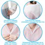 VIVIIHOO 2 pièces de Poncho de Pluie Cape de Pluie Transparente | Poncho de Pluie jetable Transparent | Accessoire de Camping et