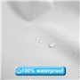 VIVIIHOO 2 pièces de Poncho de Pluie Cape de Pluie Transparente | Poncho de Pluie jetable Transparent | Accessoire de Camping et