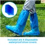 VIVIIHOO 2 pièces de Poncho de Pluie Cape de Pluie Transparente | Poncho de Pluie jetable Transparent | Accessoire de Camping et
