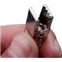 Anneaux de Rideau en métal 20 Pinces à Rideaux en métal Anneaux de Rideau de 38 mm avec Pinces Anneaux de Rideaux antirouille An