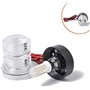ALLOMN Feu de Navigation pour Bateau, 3.6W DC 12V 33 LED Feu de Navigation Feu de Lumière D'ancre Bateau Yacht Lumière Blanc Mar