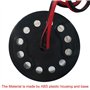 ALLOMN Feu de Navigation pour Bateau, 3.6W DC 12V 33 LED Feu de Navigation Feu de Lumière D'ancre Bateau Yacht Lumière Blanc Mar