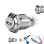 YIYIDA Commutateur de klaxon Reset switch Air Horn Interrupteur de réinitialisation Bouton de klaxon automatique Interrupteur mo