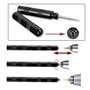 SAGUD Kit d'outils de Nettoyage pour Peinture aérographe, Brosse à air, Accessoire Pistolet pulvérisateur, Aiguille de Lavage av