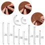 kit d'outils d'artisanat en cuir avec couse AWL