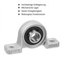 Saipor Lot de 4 roulements KP000 - Alésage de 10 mm - En alliage de zinc - Vertical - Auto-alignement - Pour machine à vague, im
