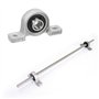 Saipor Lot de 4 roulements KP000 - Alésage de 10 mm - En alliage de zinc - Vertical - Auto-alignement - Pour machine à vague, im
