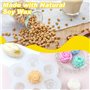 UCAMP Moules À Bougies En Silicone - 6 Pièces En Forme De Fleur Pour Bougies Parfumées, Savons, Décoration Maison