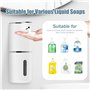 UCAMP Distributeur de Savon Automatique,Distributeur Savon Mousse Automatique 380ml,Distributeur de Savon sans Contact,Mural,Rec