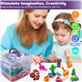 YlYADl Kit De Perles À Repasser,Fusible Perles Bricolage Enfant,11500 Perle A Repasser,5 Plaques De Perles À Repasser,Diy Design