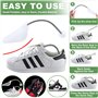 UCAMP Embauchoir Chaussures Homme,Lot De 9 Paires Embauchoirs En Plastique,Embauchoirs Chaussures Avec Ressort Spirale,Forme Cha