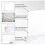 KIMIGO 10 Pièces Separateur Etagere Acrylique,Organisateur Armoire Vetement,30 X 20 cm Transparent SéParateurs D'éTagèRes en Acr