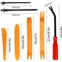 KIMIGO 1105PCS Clips Voiture,Lips Voiture Noir Universel Rivet Plastique Fixation,avec Outil de Démontage et Serre Câbles pour A