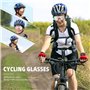 KIMIGO Lunettes de soleil polarisées,Lunettes de soleil de sport,Lunette de Cyclisme Homme,Lunette Velo Route,lunettes de soleil