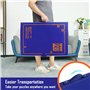 HXMARS Classeur de Rangement pour 1000 pièces : Organiseur Portable de Grande capacité avec 20 Poches, Accessoire de Protection 