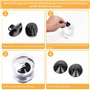 Skymico (Lot de 2) Pare-Soleil Voiture Bébé,avec Protection UV Certifiée, Pare-Soleil Auto-Adhésifs pour Enfants,PoseRapide/Faci