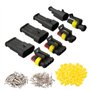 QitinDasen 12 Set Voiture Imperméable Électrique Connecteurs