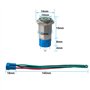 Commutateur Bouton-Poussoir 12mm