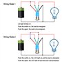 QitinDasen 3Pcs Premium 12V / 24V 3A Interrupteur à Bouton-Poussoir Auto-Bloquant, Commutateur Bouton-Poussoir 12mm, Vert LED In