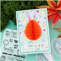 BAOFALI Lot de 14 blocs de papier nid d'abeille pour loisirs créatifs 3D et cartes pop-up ; 30 couches de 2 cm de colle en nid d