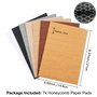 OTCRAFT Lot de 14 blocs de papier nid d'abeille pour loisirs créatifs 3D et cartes pop-up ; 30 couches de 2 cm de colle en nid d