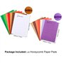 OTCRAFT Lot de 14 blocs de papier nid d'abeille pour loisirs créatifs 3D et cartes pop-up ; 30 couches de 2 cm de colle en nid d