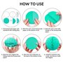 OTCRAFT Lot de 10 blocs de papier alvéolé et matrices de découpe avec aimants blancs pour loisirs créatifs 3D et cartes pop-up ;