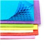 Lot de 9 blocs de papier nid d'abeille et matrices de découpe rondes avec aimants blancs pour loisirs créatifs 3D et cartes pop-