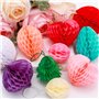 Lot de 9 blocs de papier nid d'abeille et matrices de découpe rondes avec aimants blancs pour loisirs créatifs 3D et cartes pop-