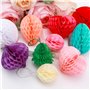Lot de 9 blocs de papier nid d'abeille et matrices de découpe rondes avec aimants blancs pour loisirs créatifs 3D et cartes pop-