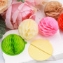 Lot de 9 blocs de papier nid d'abeille et matrices de découpe rondes avec aimants blancs pour loisirs créatifs 3D et cartes pop-