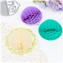 OTCRAFT Lot de 9 blocs de papier nid d'abeille et matrices de découpe rondes avec aimants blancs pour loisirs créatifs 3D et car