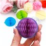 OTCRAFT Lot de 9 blocs de papier nid d'abeille et matrices de découpe rondes avec aimants blancs pour loisirs créatifs 3D et car