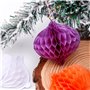 OTCRAFT Lot de 8 blocs de papier nid d'abeille et lanternes de découpe avec aimants blancs pour loisirs créatifs 3D et cartes po