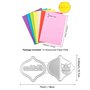 OTCRAFT Lot de 8 blocs de papier nid d'abeille et lanternes de découpe avec aimants blancs pour loisirs créatifs 3D et cartes po