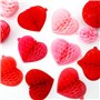 OTCRAFT Lot de 8 blocs de papier alvéolé et matrices de découpe Love avec aimants blancs pour loisirs créatifs 3D et cartes pop-