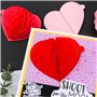 OTCRAFT Lot de 8 blocs de papier alvéolé et matrices de découpe Love avec aimants blancs pour loisirs créatifs 3D et cartes pop-