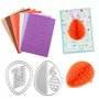 OTCRAFT Lot de 8 blocs de papier nid d'abeille et œufs de Pâques avec emplacement magnétique pour loisirs créatifs 3D et cartes