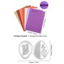 OTCRAFT Lot de 8 blocs de papier nid d'abeille et œufs de Pâques avec emplacement magnétique pour loisirs créatifs 3D et cartes 