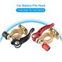 RUIZHI 2 Pièces Cosse Borne de Batterie Connecteurs de Batterie à Dégagement Rapide Positif et Négatif Battery Terminal pour Voi