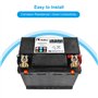 RUIZHI 2 Pièces Cosse Borne de Batterie Connecteurs de Batterie à Dégagement Rapide Positif et Négatif Battery Terminal pour Voi