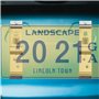 2 Pièces Supports plaque immatriculation Auto,Support plaque immatriculation Voiture,Support de plaque d'immatriculation Remorqu