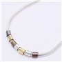 750 Pièces Perles a Ecraser,Perle a Ecraser Fermoir en Laiton,Ensembles de Perles a Sertir Intercalaire pour Colliers Bracelet F