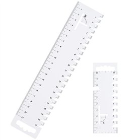 2 Pièces Couture Règle