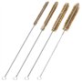 Lot de 4 brosses à tube en laiton
