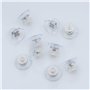 10 Pièces Ventouses Avec Vis,Ventouse Pare Soleil Ventouses Transparentes Ventouse Plaque Immatriculation Ventouses Sans Crochet