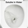 20 Pièces 43 * 35.5cm protege cuvette wc jetable,protege toilette jetable Portable, biodégradable, emballage individuel,pour Toi
