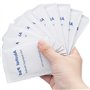 Lot de 20 Lingettes Nettoyantes,15X15CM Désinfectant Les Lingettes,Lingettes Jetables Nettoyantes Portables Emballés Individuell